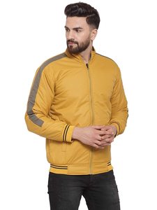 Chaqueta bomber de diseño moderno para hombre, estilo informal para exteriores con cremallera frontal y cuello levantado, chaqueta de invierno - Product Image 6