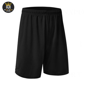 Wholesale Sporty Solid Soccer Shorts for Men Custom Team Uniform <b>Football</b> Shorts Lightweight Moisture Wicking Customizable - Product Image 1
