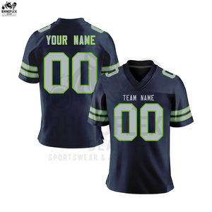 Uniforme de Fútbol Americano Ligero para Equipos, Jersey Juvenil de Fútbol Americano con Estampado de Sarga - Product Image 6