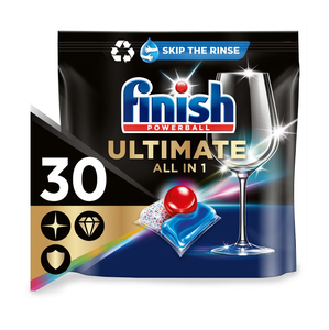 Finish Powerball Ultimate Plus All in 1 <b>Dishwasher</b> Capsules, 30 Count (Standard Pack) - Product Image 4