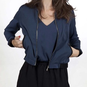 Chaquetas Bomber de Invierno para Mujer, Proveedor Directo de Fábrica de Ropa Urbana, Tejidas, Transpirables, Ecológicas, Resistentes al Viento, de Alta Calidad, Personalizadas - Product Image 2