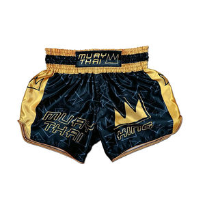 Pantalones cortos de boxeo de entrenamiento MMA para hombre, ropa de lucha, poliéster 100%, pantalones cortos de boxeo de lucha Muay Thai, kimono jiu jitsu con logotipo personalizado - Product Image 1