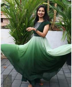 สวยมากและดีไซเนอร์ปาร์ตี้สวมเสื้อเย็บปักถักร้อยสุภาพสตรีอินเดียผู้หญิงเย็บสําเร็จรูปราคาต่ําขายส่งซูราษี - Product Image 4