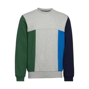 Vente en gros Sweatshirts personnalisés Vêtements pour hommes Basiques Pull court vierge Confortable Long Block Color Winter Man Sweatshirt - Product Image 4