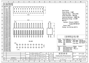 ซัพพลายเออร์เวียดนาม ขั้วต่อแบบ FFC/FPC รุ่นใหม่ ขนาด 2.54 มม. แบบสองแถว ขาพลาสติกตรง แบบ DIP ตัวเมีย - Product Image 2