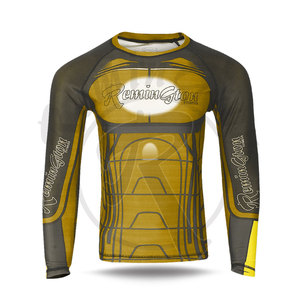 Mma Tops Rash Guard Custom <b>Compression</b> <b>Shirts</b> for Men <b>Compression</b> Long Sleeve <b>Compression</b> <b>Shirt</b> Rash Guard - Product Image 1