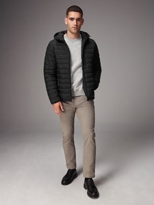 Custom Design <b>Hooded</b> <b>Padded</b> Puffer <b>Jacket</b> for Men Winter Warm Windproof Quilted Vintage Fashion Outdoor Casual - Product Image 4