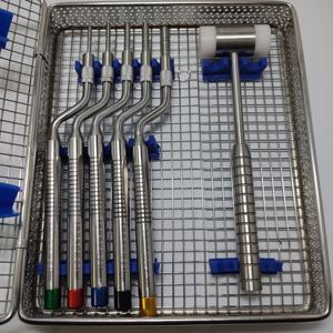 Sinus Lift Osteotome Kit Off Set Instrumento de implante cóncavo Dental 5 piezas de acero inoxidable de alta calidad - Product Image 3