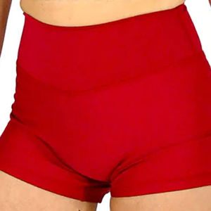 Haute qualité Sublimation été taille haute sport femmes Shorts femmes Sexy GYM Yoga course court vêtements pour femmes - Product Image 1