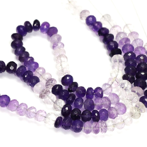 Cuentas Redondas Facetadas de Amatista Natural AAA, 8-10 mm, Cuentas de Piedras Preciosas de Amatista Facetadas de Alta Calidad, para Manualidades - Product Image 2