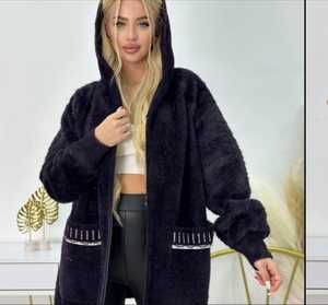 Vente en gros Manteau d'hiver en fausse fourrure pour femmes grande taille personnalisé chaud et court Veste courte Manteaux pour femmes - Product Image 5