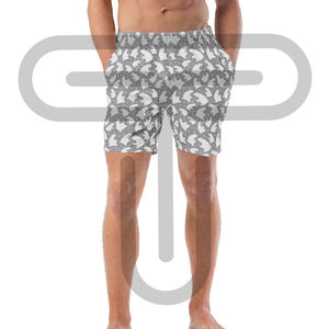 Pantalones cortos de surf de verano de calidad superior para hombres, pantalones cortos de entrenamiento de playa personalizados, logotipo frontal, diseño deportivo fino hecho en fábrica - Product Image 5