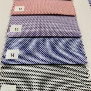 Fourniture directe d'usine 58 largeur poly coton tissus pour chemises tissés de style uni pour garçons et filles chemises et vêtements décontractés - Product Image 1