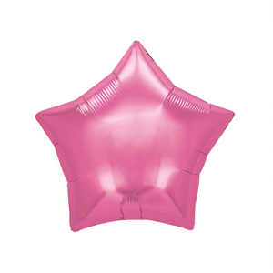Palloncini in Foil a Forma di Stella Rosa per Feste, 19 Pollici, Confezione da 12 Pezzi - Product Image 2