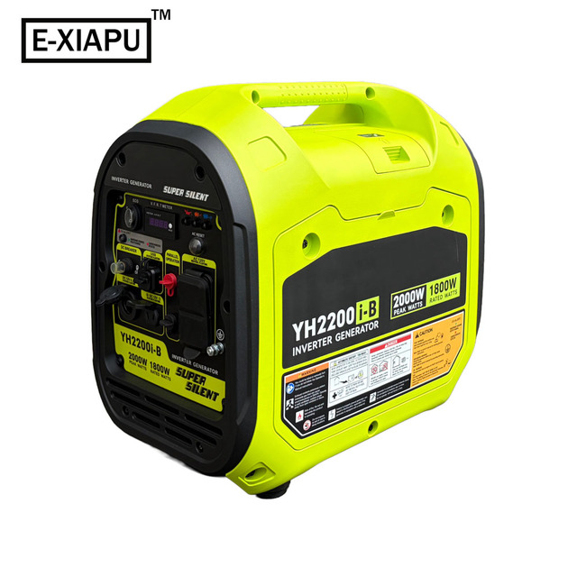 E-XIAPU Home Use Portable Silent Inverter Generator 2000W for Camping RV Home Backup