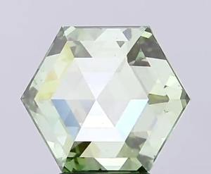 Diamant de laboratoire cultivé de couleur jaune intense, taille hexagonale, certifié IGI, VVS, pour la fabrication de bijoux personnalisés, pierres brutes de couleur fantaisie - Product Image 5