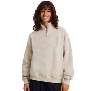 Sudadera Personalizada 100% Algodón Felpa con Media Cremallera, Sudadera con Cierre de 1/4, Sudadera Holgada de Manga Larga - Product Image 6