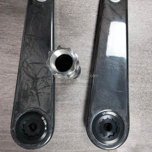 Pédalier de vélo de route en carbone avec plateaux en carbone <span class=keywords><strong>Easton</strong></span>, axe en alliage de titane, BCD 110, 50/34-54/40T dents, noir - Product Image 1
