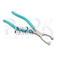 Pince à perles 200 mm en acier au carbone avec poignées en PVC, pour sertissage, dénudage de fils, coupe et serrage de circlips, fabrication de bijoux DIY