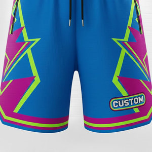Shorts en maille professionnels de poids lourd avec tissu respirant à double couche et coupe décontractée pour l'entraînement intense et les vêtements de sport quotidiens - Product Image 5