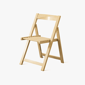 Minimalist Solid Wood Folding <b>Chair</b> Portable Space-Saving <b>Dining</b> Seat for Home Use Modern Design 12-Month Warranty Sturdy - Product Image 1