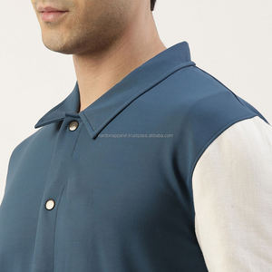 Nardon Apparel Factory Veste polaire personnalisée à col montant pour hommes Veste polaire Sherpa à fermeture éclair brodée - Product Image 5