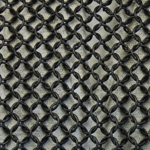 Venta al por mayor de cota de malla medieval Haubergeon Armor personalizado impreso de acero suave Butted Ring para recreación de ferias disfraces y regalos - Product Image 4