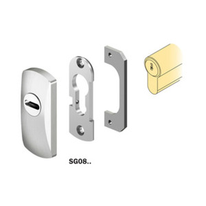 Protezione per Cilindri Sg08 in Alluminio Argento - Product Image 1