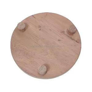 Support à gâteau en bois de qualité pour la décoration et le service de gâteaux, parfait pour les événements, les mariages et les fêtes à domicile. - Product Image 5