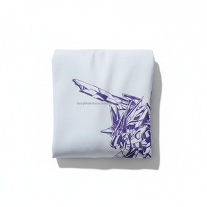 กางเกงขาสั้นตาข่ายผู้ชายขายส่ง น้ำหนักเบา รับผลิตตามแบบ OEM ลายเปลวไฟสีน้ำเงิน รุ่นซัมเมอร์ 2026 กางเกงกีฬาออกกำลังกาย - Product Image 6