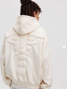 Sweat à capuche épais personnalisé avec logo en relief pour homme – Broderie 3D et impression sérigraphique – Nouvelle collection - Product Image 5