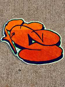 Handmade Living Room Area Rugs with Color Gradient Options for Exercise Use Custom Logo 3D <b>Tufted</b> Carpet Non Slip Mat - Product Image 4