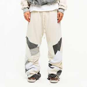 Custom Manufacturing Baggy Trousers Flare Style Unisex Baggy Pants Causal Wear OEM Printing Joggers Elastic Waist Baggy Trousers - Product Image 1