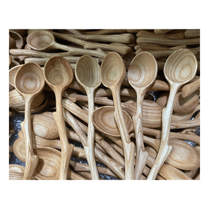 Cuchara de bambú Herramientas Utensilio de cocina Forma de corazón Cuchara para servir Amor de madera en forma de corazón con alta calidad - Product Image 4