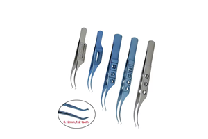 Juego de Pinzas Oftálmicas de Acero Inoxidable HASIBI NAQIBI SURGICAL CORPORATION, Instrumentos Microquirúrgicos Oftálmicos, Clase II CE - Product Image 6