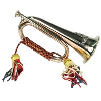 Antique Design Brass Nickel Sousaphone Wind Musical Instrument Trumpet Horn Top Standard Product Wholesale Luxury Vintage Look