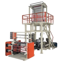 Machine de soufflage de film extrudé à trois couches Dexinda ABC, équipement de coextrusion haute efficacité pour sacs d'expédition en plastique
