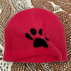 Bonnet court unisexe en tricot jacquard Mohair bonnet d'hiver casquette tête de mort étui de voyage chapeaux motif patte à pois Logo personnalisé Flex Beach Business - Product Image 2