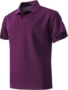 T-shirts polo 100% coton de qualité supérieure pour hommes, coupe ajustée, respirant, design exquis, style confortable, jersey à motif solide - Product Image 2