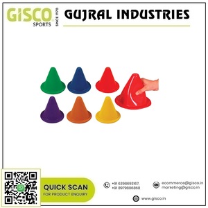 Conos de agilidad Premium Cono de PVC flexible de 16 cm Plástico resistente a la intemperie y no tóxico para exportación mundial - Product Image 2