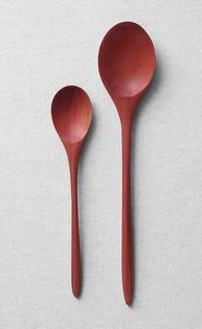 Cuillères en bois pour la cuisine, ustensiles de cuisine en bois naturel, spatule et cuillères pour la cuisine, repas chauds et service facile - Product Image 2