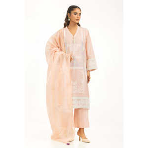 IUSTKSD-1075 Traje de Verano de 3 Piezas con Bordado Dobby - Product Image 1