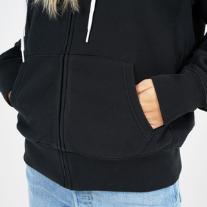 Fabricante Mayorista, Diseño Personalizado con Logotipo, Sudadera con Capucha y Cremallera Unisex de Algodón y Poliéster, Mochila Portátil de Felpa, Marca Ako - Product Image 4