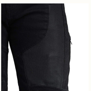 Jeans en denim respirant et à séchage rapide pour homme D-Ride Moto avec design de motard, fermetures éclair sur les jambes, tailles plus grandes, couleurs et logos personnalisés OEM - Product Image 2