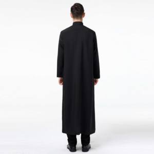 Thobe Jubbah islamique brodé d'été 2024 pour hommes Vente en gros Dubaï Koweït Daffah Thobes Fabricant OEM Services - Product Image 6