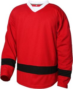 Precio al por mayor uniforme de hockey sobre hielo Fabricación de fábrica 100% poliéster jersey de hockey sobre hielo diseño personalizado nombre del equipo OEM - Product Image 1