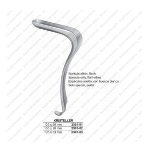 Plus de spéculum vaginal Kristeller avec tube d'évacuation de fumée de Techron Surgical Graves Spéculum vaginal avec évacuation de fumée - Product Image 1