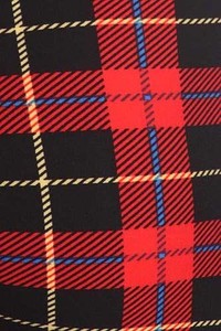 กางเกงขาบานพิมพ์ลายตารางหมากรุกของผู้หญิงกางเกง2025 - Product Image 5