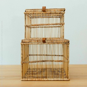 Cesta decorativa de bambú y ratán, cesta de almacenamiento hecha a mano, venta al por mayor, ecológica, hecha en Vietnam - Product Image 2