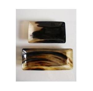 Assiette en corne de buffle naturelle de qualité supérieure, écologique, peinte à la main, vaisselle classique pour la maison - Product Image 1